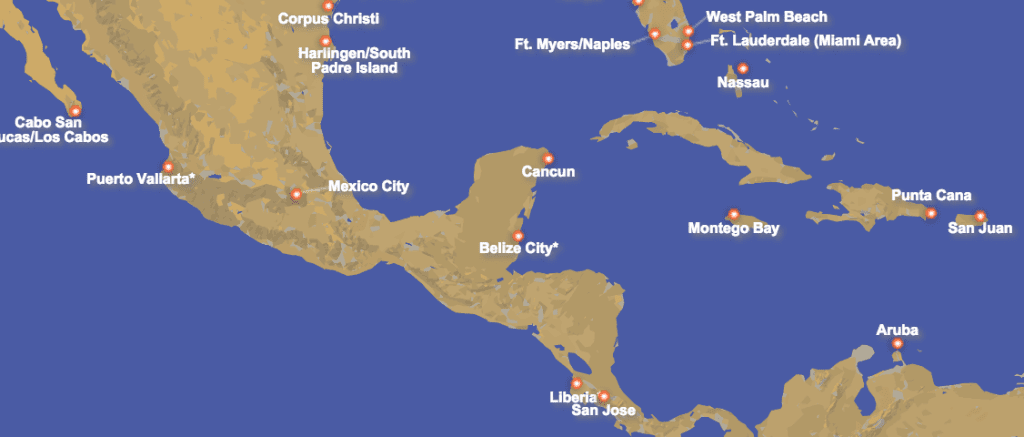 Southwest Caribbean Routes