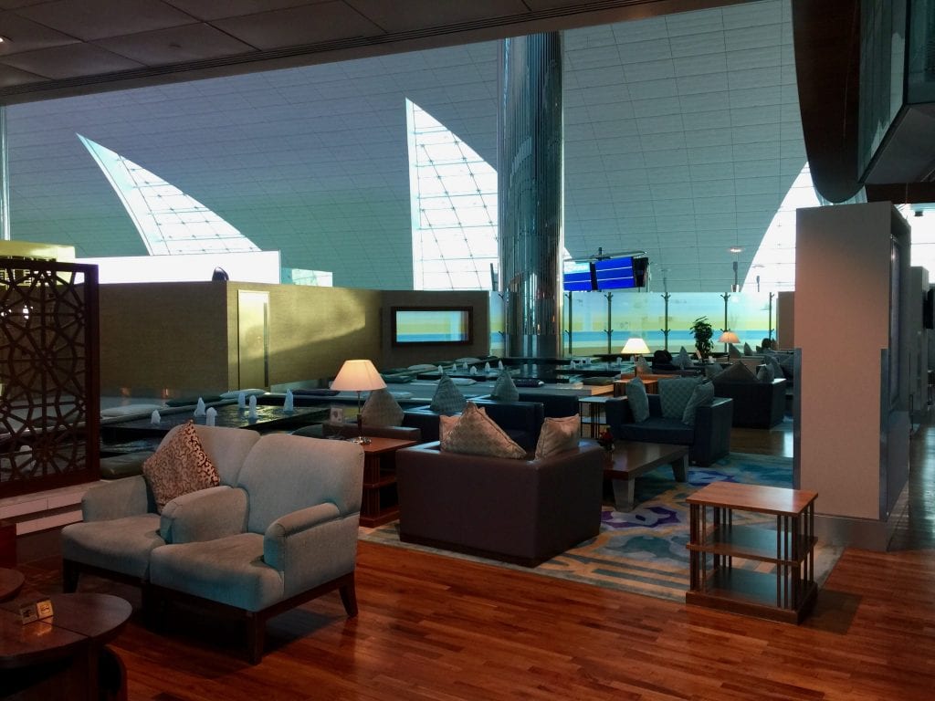 Emirates first class lounge