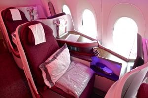 Qatar A350 Business Class 1 qatar business class seat