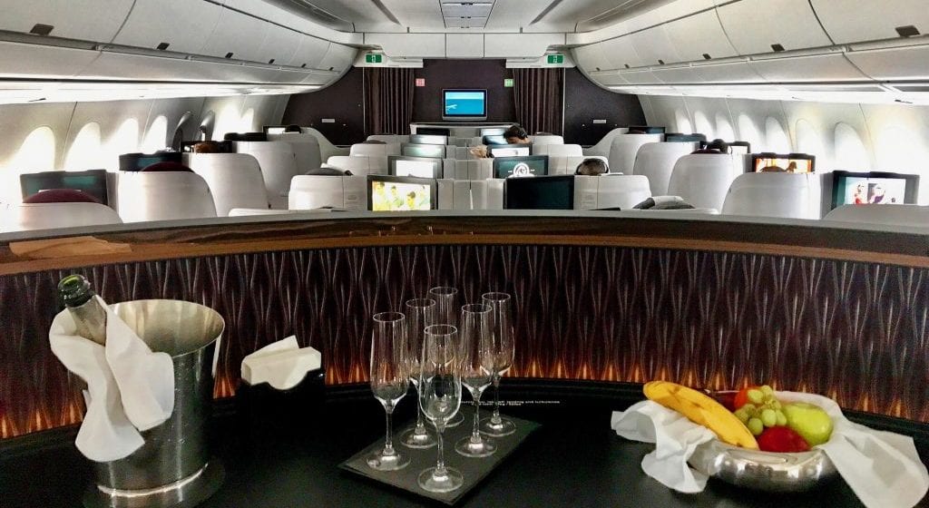 How to Book Qatar Airways with American miles 4 Qatar Airways A350 Business Class e1508903795536