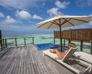 conrad Maldives deck