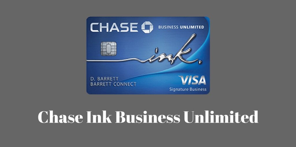 Chase Ink Business Unlimited | Thrifty Traveler