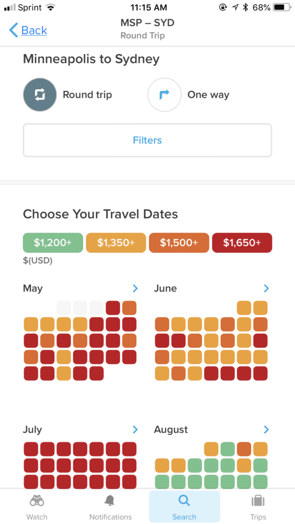hopper cheap airfare