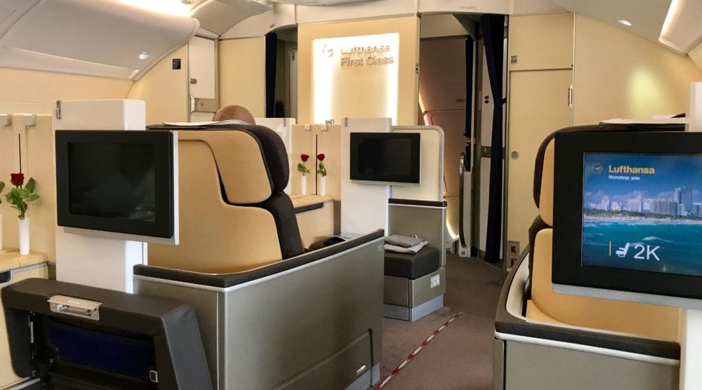 lufthansa first class