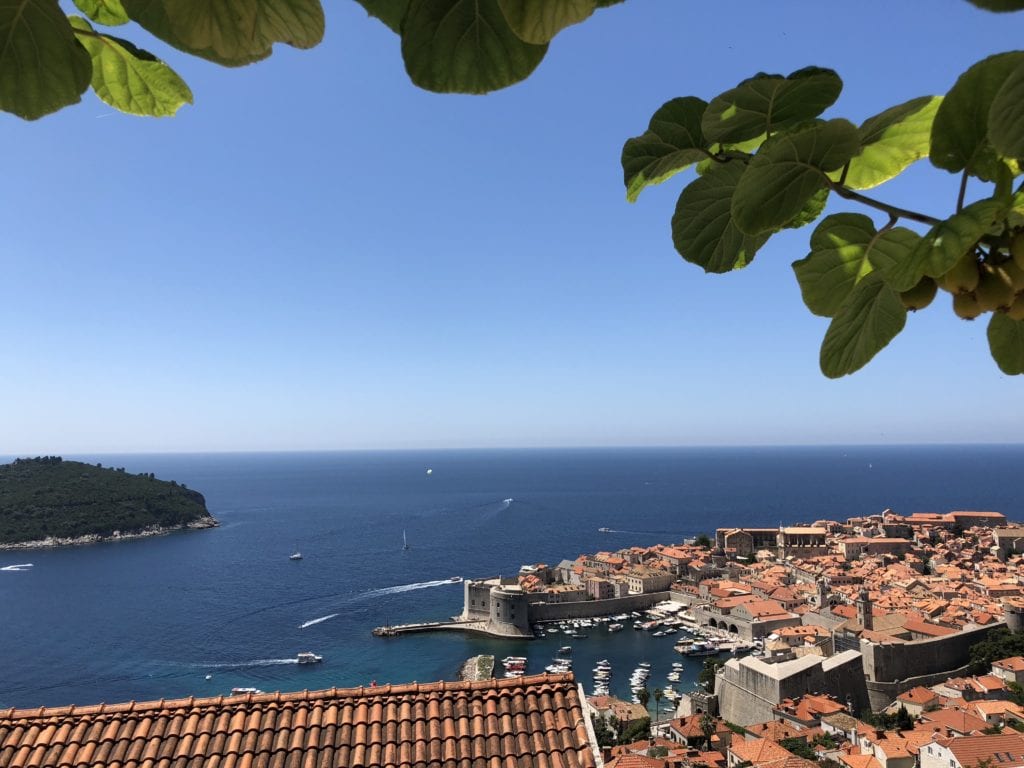 View from Dubrovnik Airbnb
