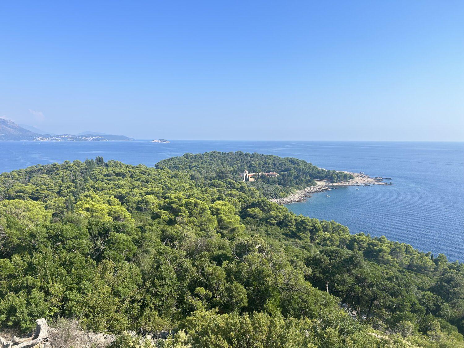 Lokrum Island view