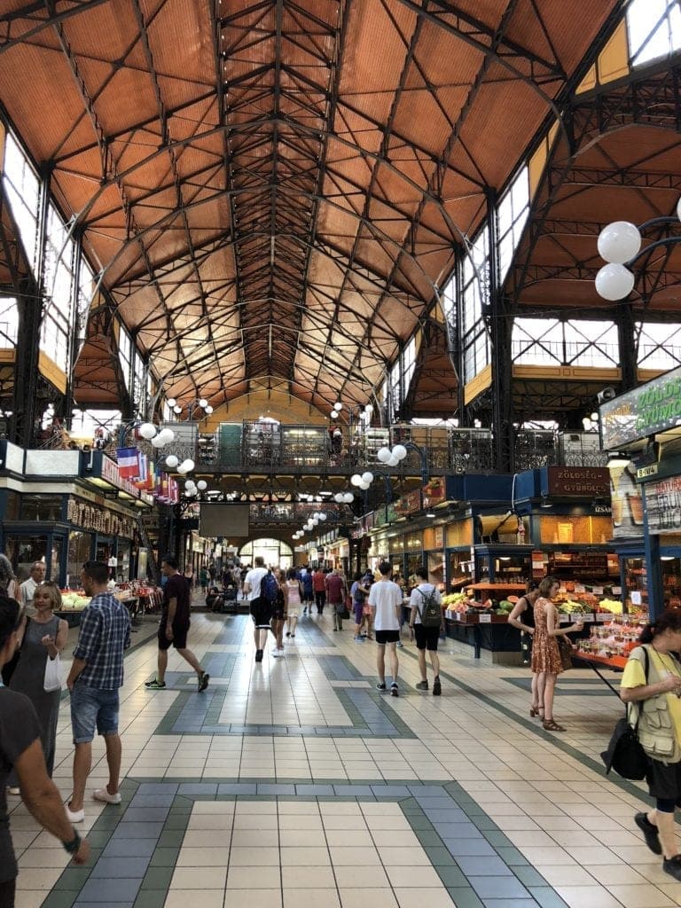 Central Market Hall in Budapest.