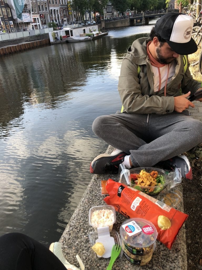 Dinner on the Canal in Amsterdam