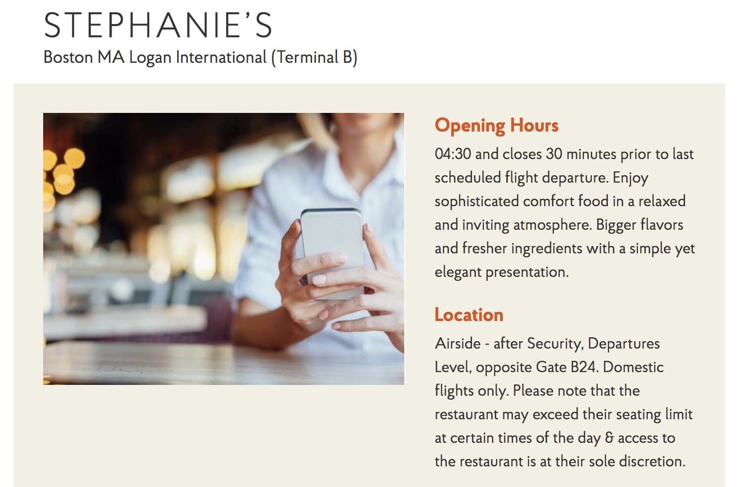 Boston Logan Airport Adds a Second Priority Pass Restaurant