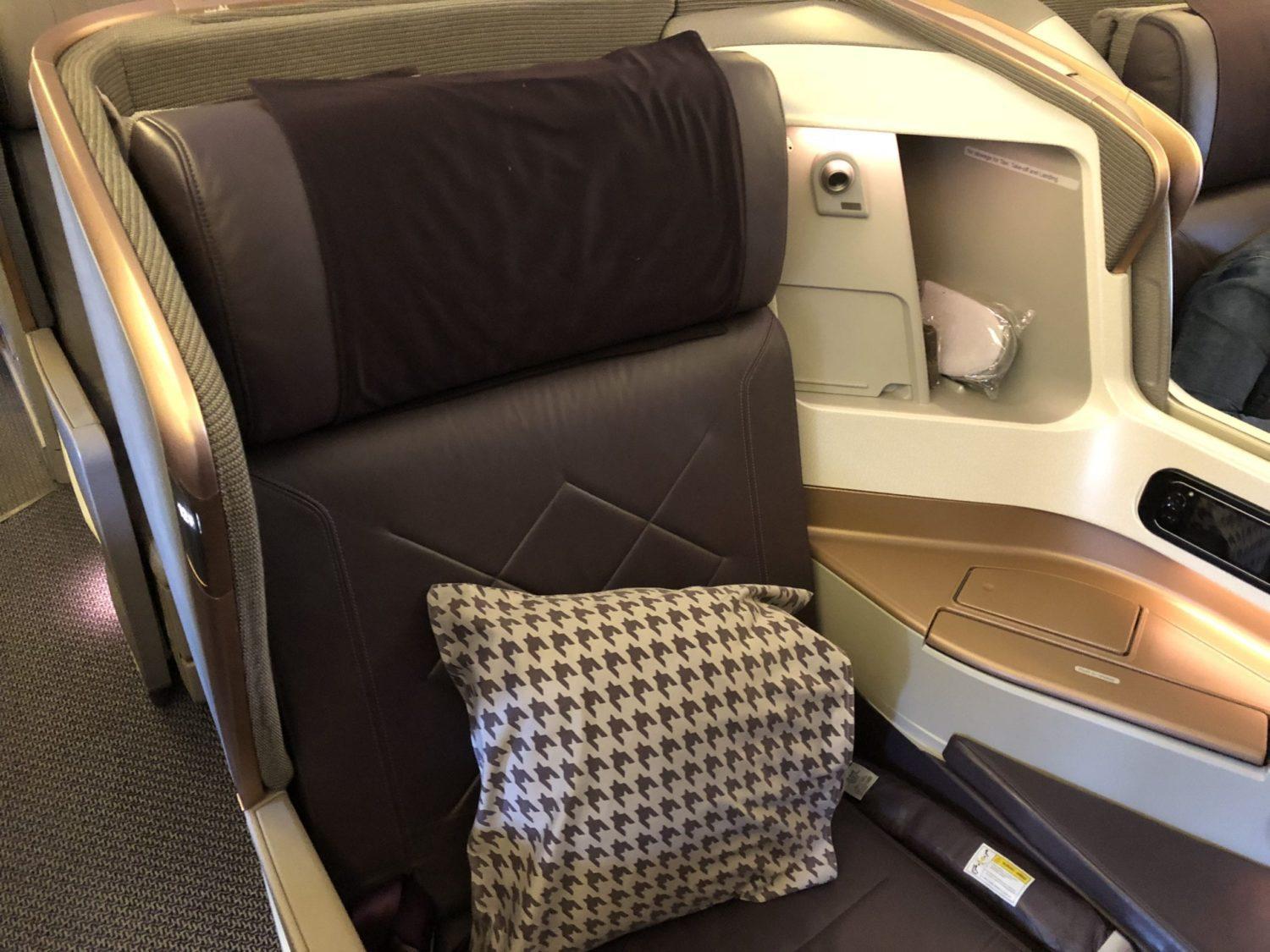 Singapore Airlines Business Class