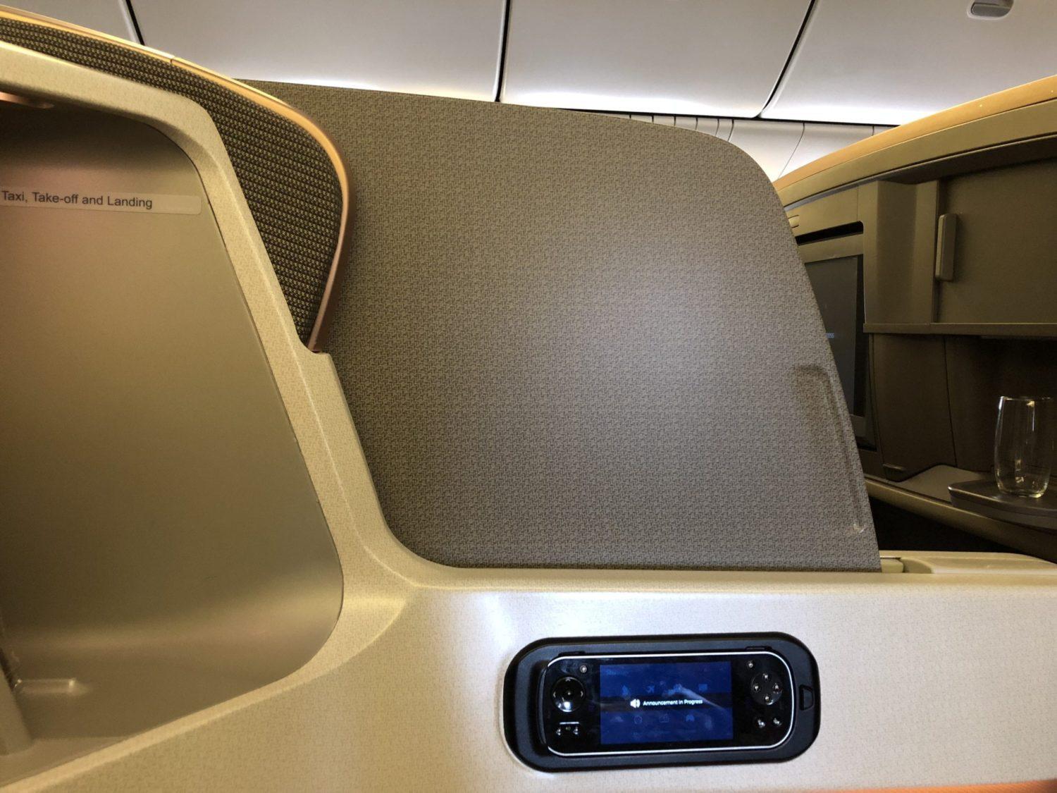 Singapore Airlines Business Class Review