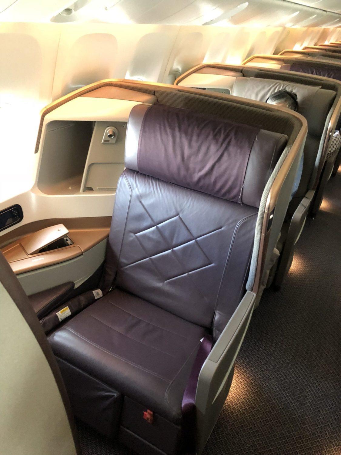 Singapore Airlines Business Class Review