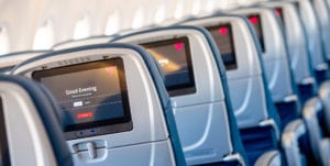 Delta Seat Back screens 1 skymiles select