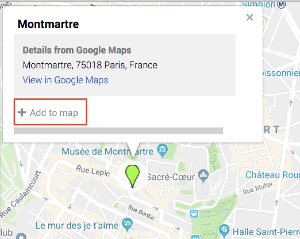 google my maps