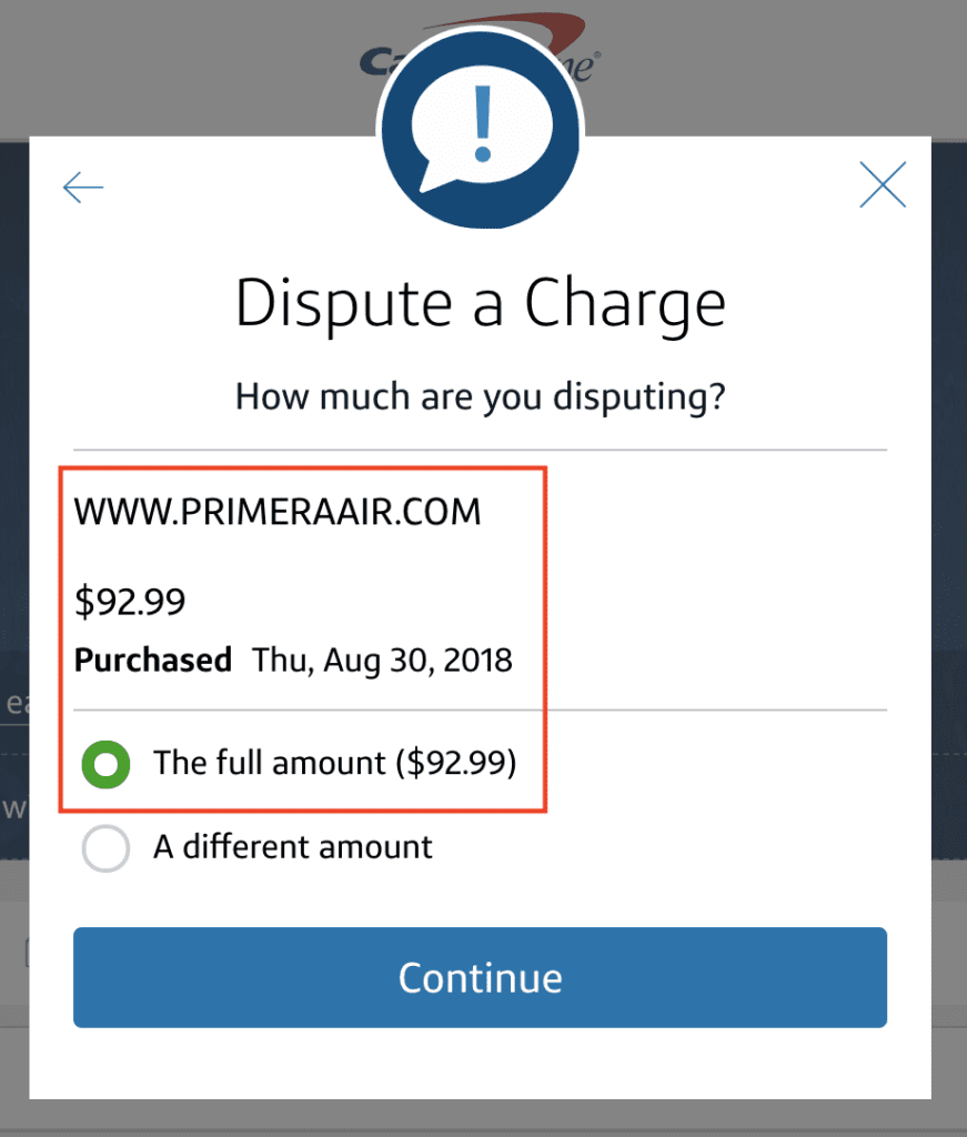 chargeback