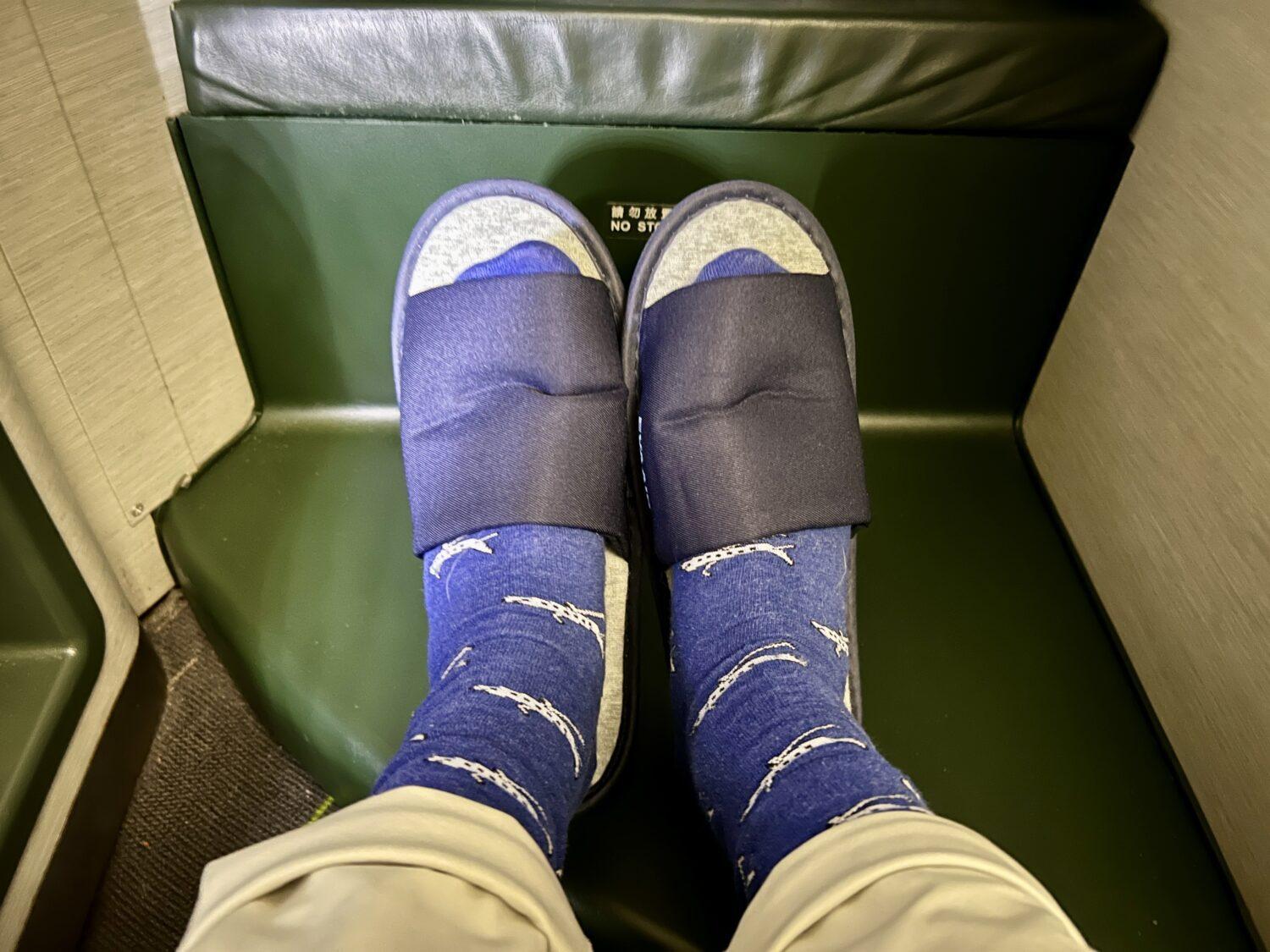 eva air business class slippers