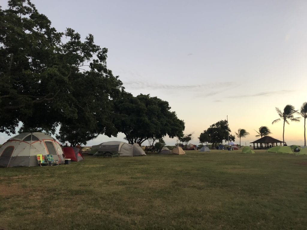 Camping on Kauai