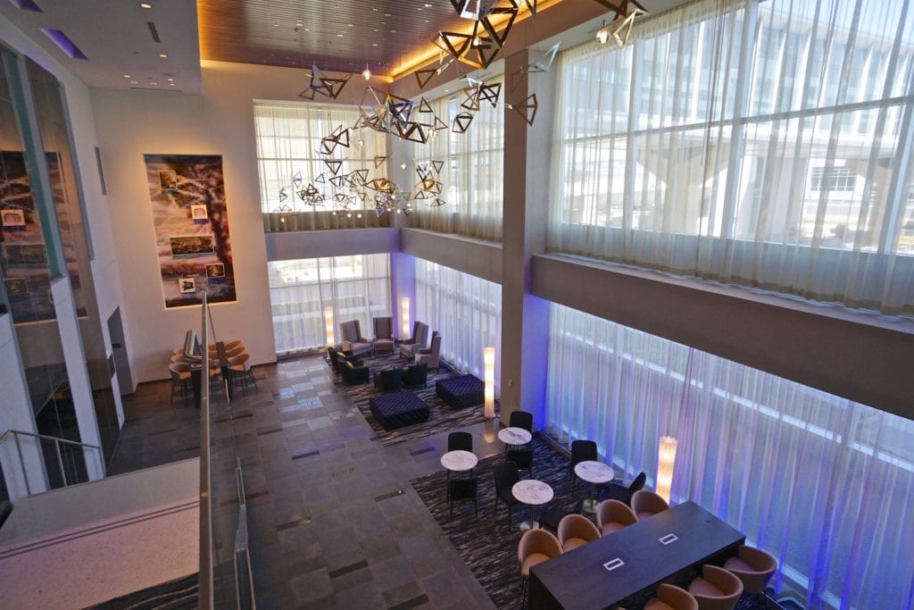 Hotel Review: InterContinental Minneapolis Airport (MSP) 5 view from the intercontinental lobby 2nd floor