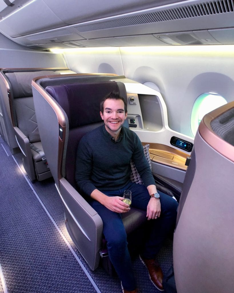 Singapore Business Class Houston to Manchester