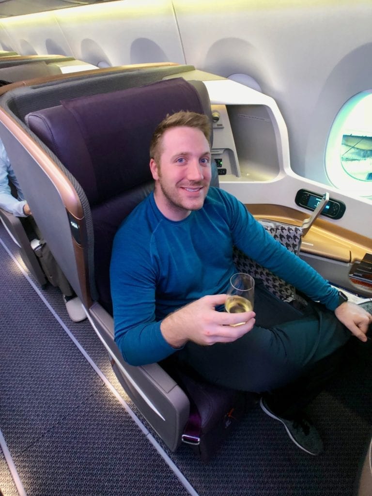 Singapore Business Class Houston to Manchester