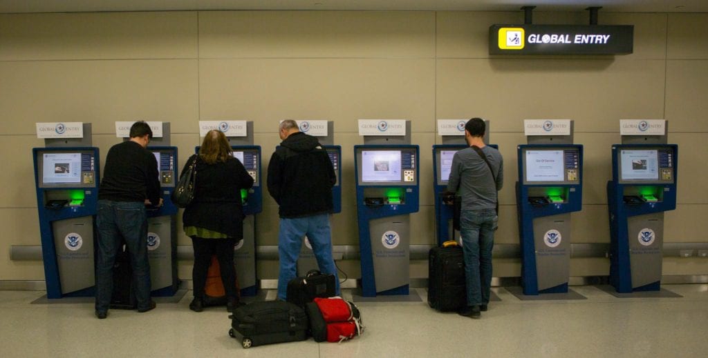 Lost Global Entry? A New Federal Lawsuit Points to ICE Facial Recognition 1 travelers at global entry kiosks