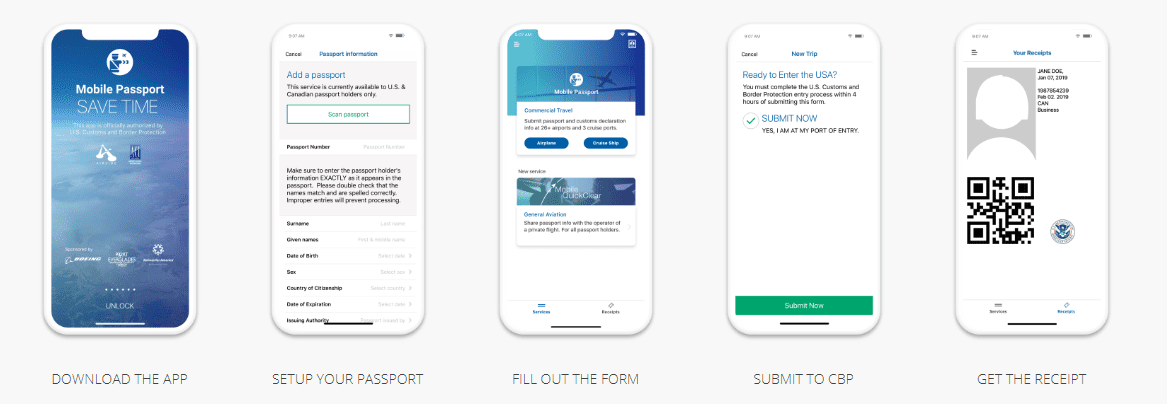 Mobile Passport app