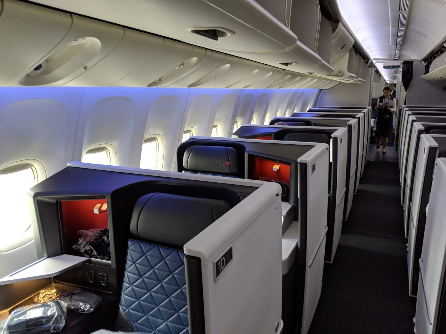 Delta One Suites  How to Book Delta One Business Class to Europe for Just 50K Points &#8211; Thrifty Traveler IMG 20190501 144432