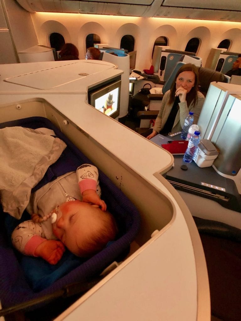 flying with an infant