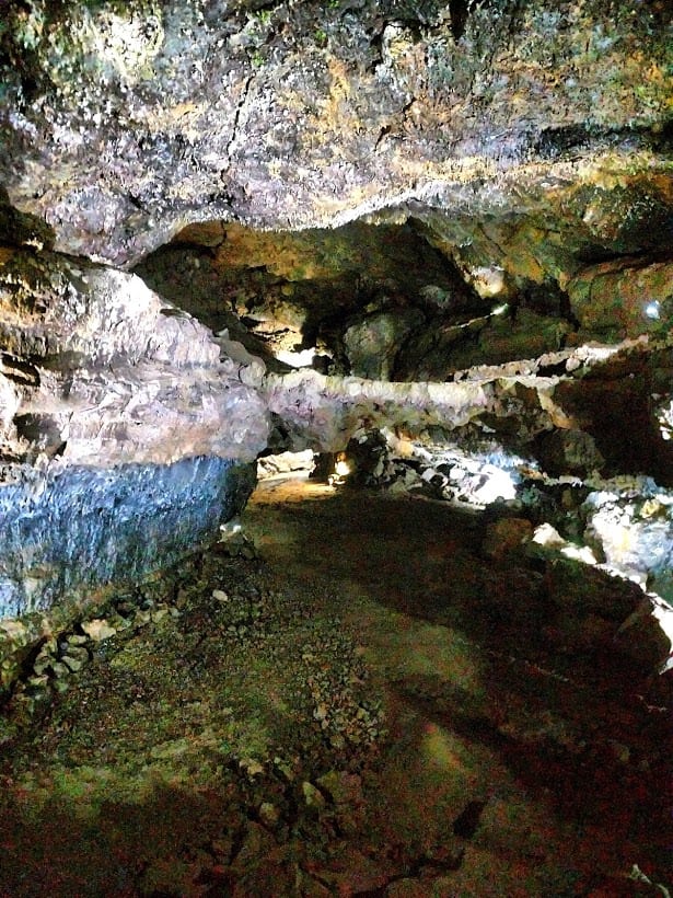 An ancient lava tube at Gruta do Carvao