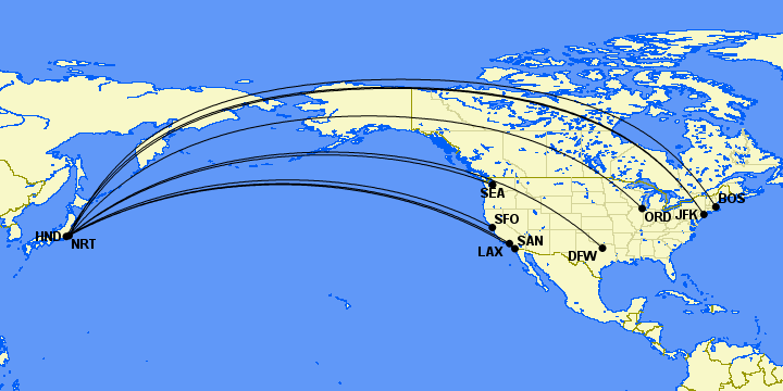 Book Japan Airlines with AA Miles