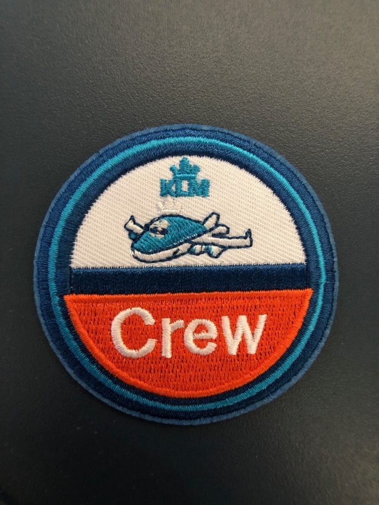 KLM kids crew patch