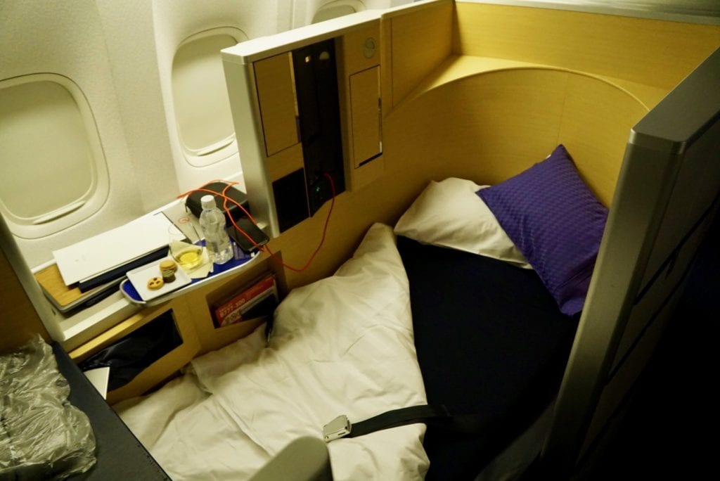 ANA first class bed