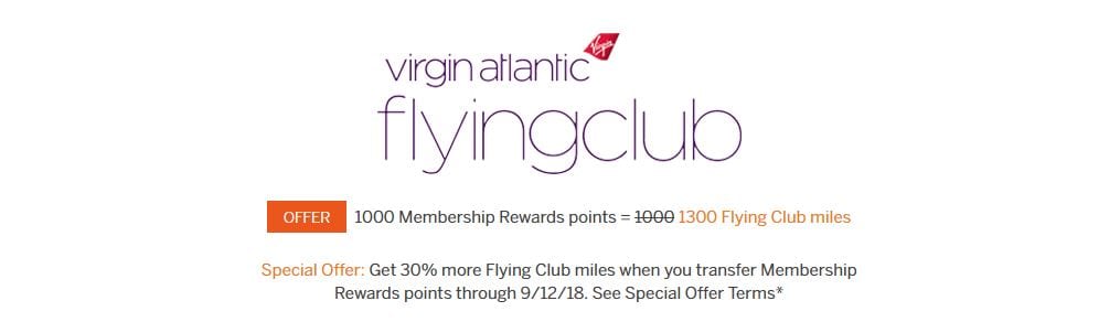 virgin Atlantic transfer bonus