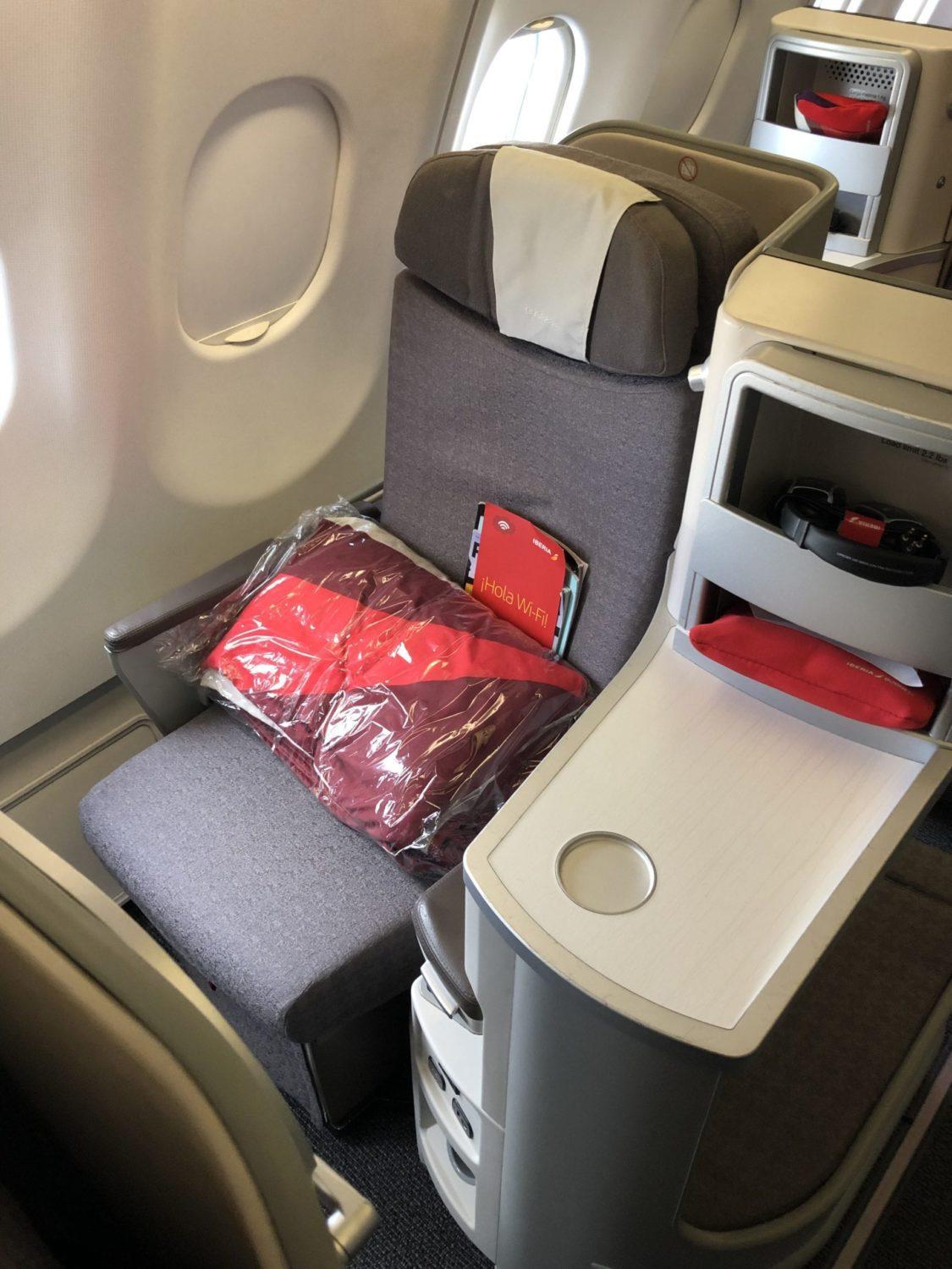 Iberia Business Class amenities