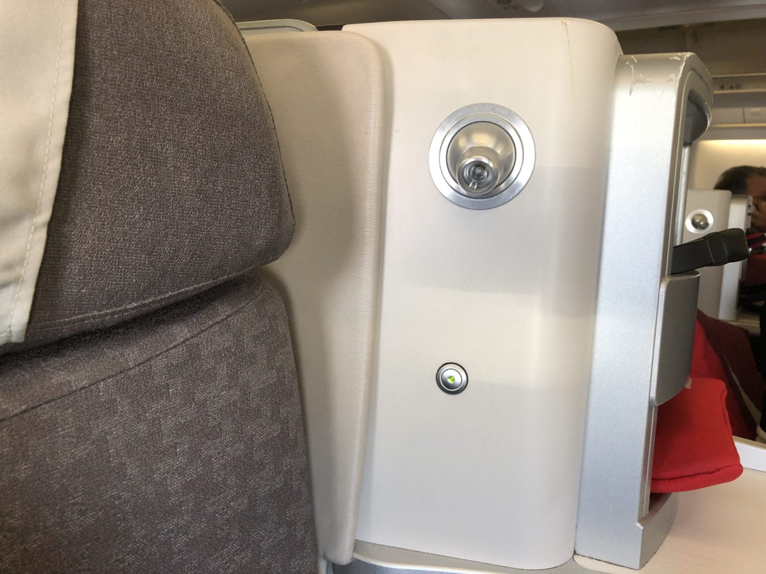 Iberia Business Class seat light