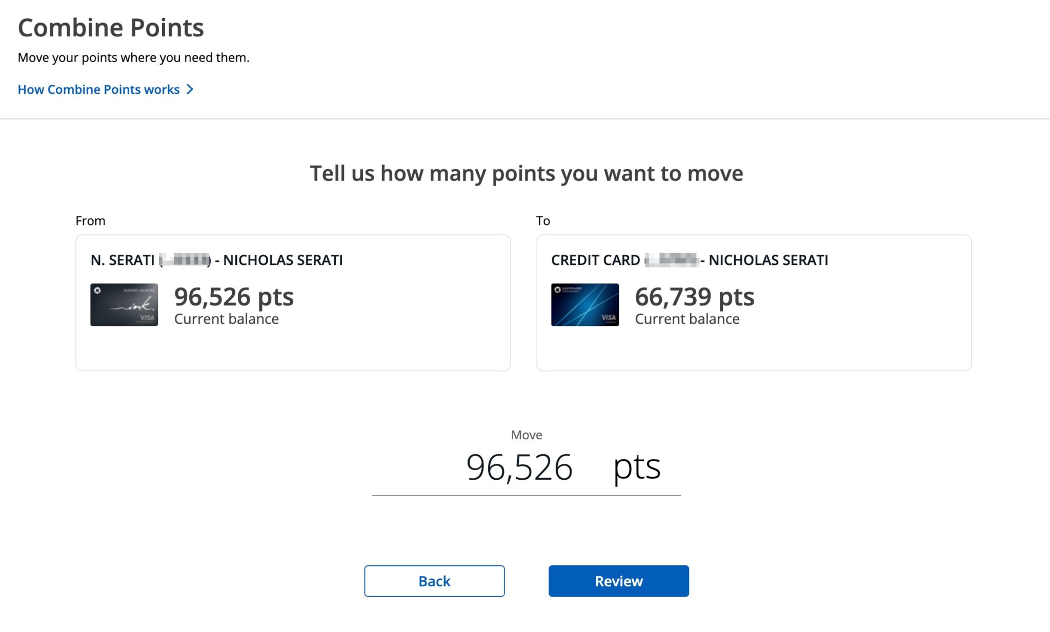 How to Combine & Transfer Points on Chase Credit Cards