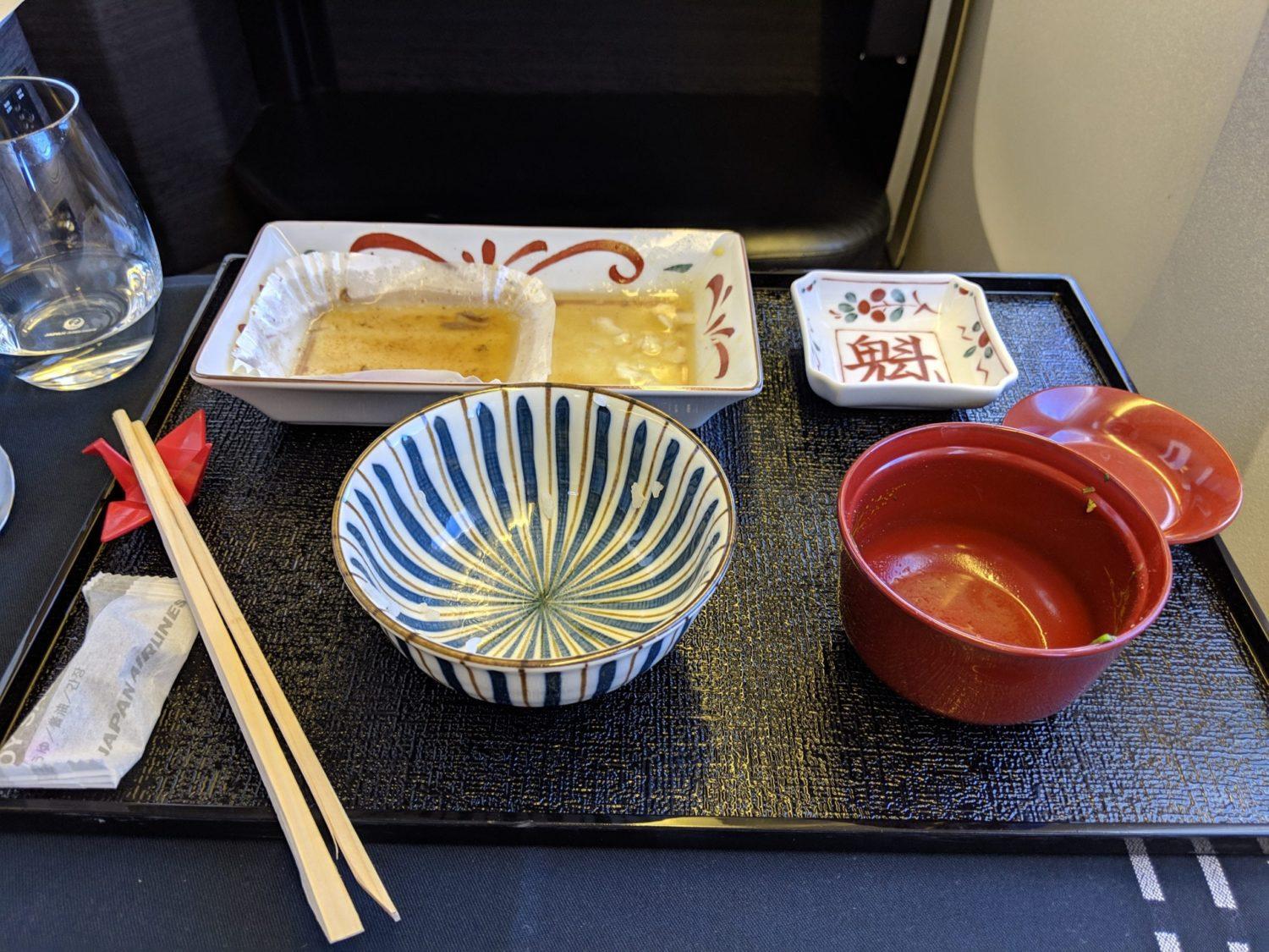 Japan Airlines Food