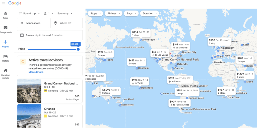 Google Flights Explore How to Find Cheap Flights to Anywhere