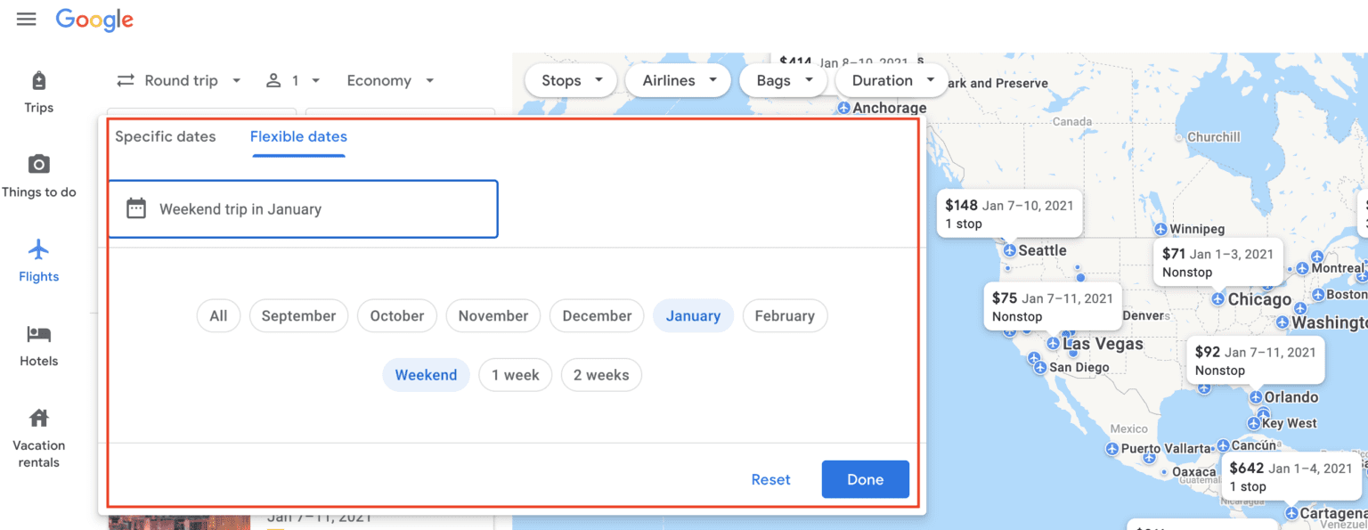 Google flights explore how to find cheap flights to anywhere