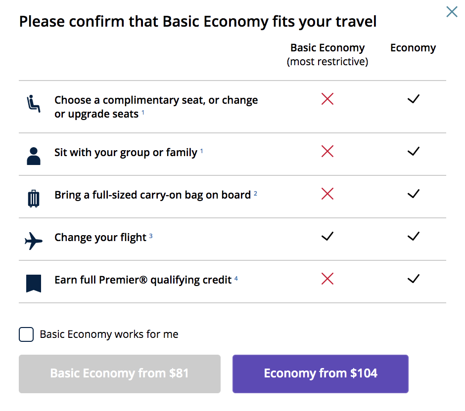 Everything You Need to Know About United Basic Economy