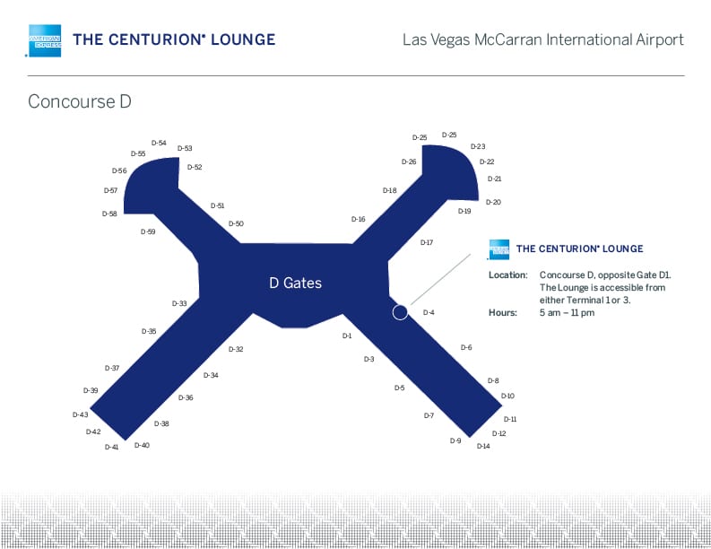 amex centurion lounge las vegas location