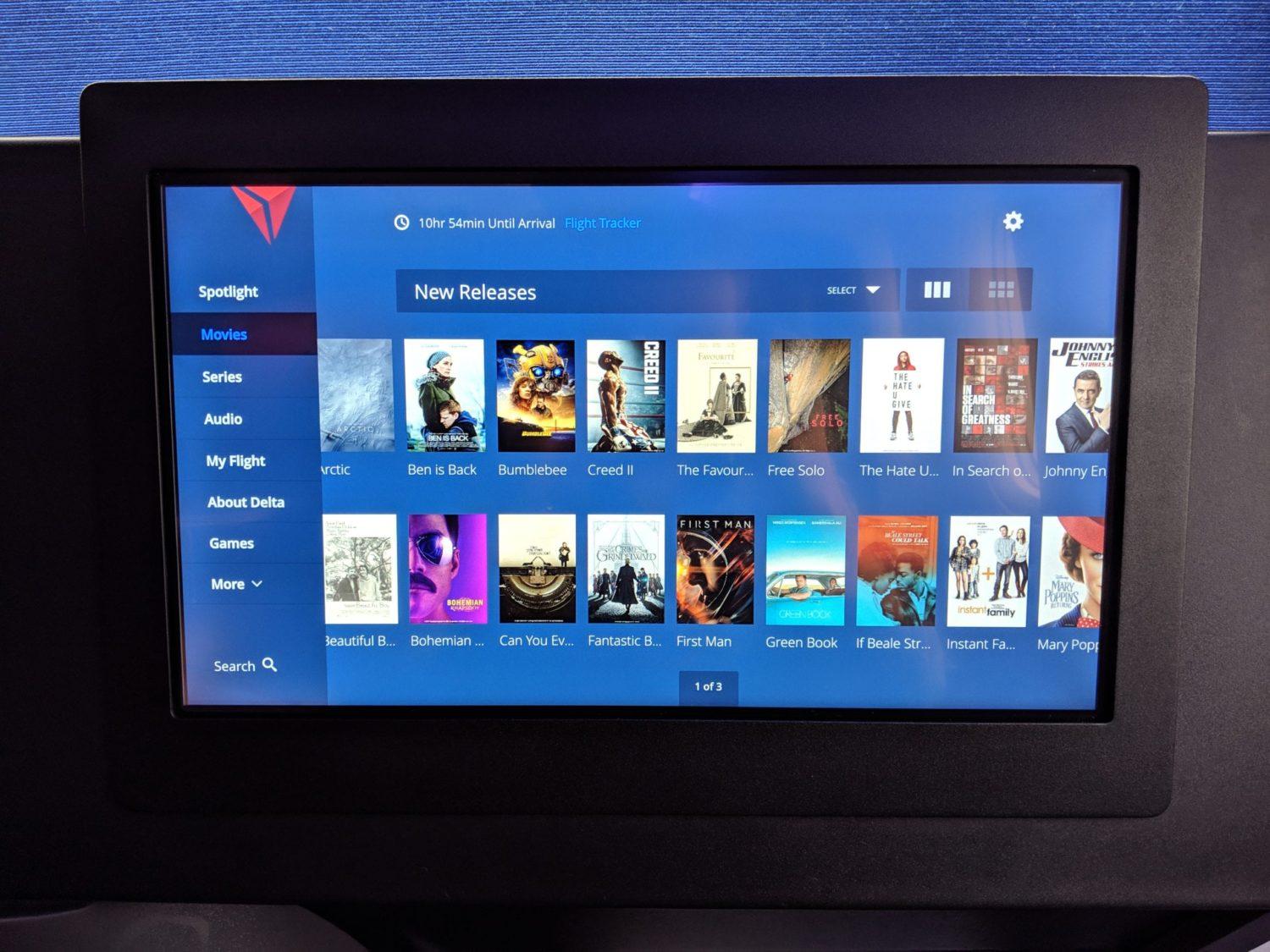 Delta One TV Screen