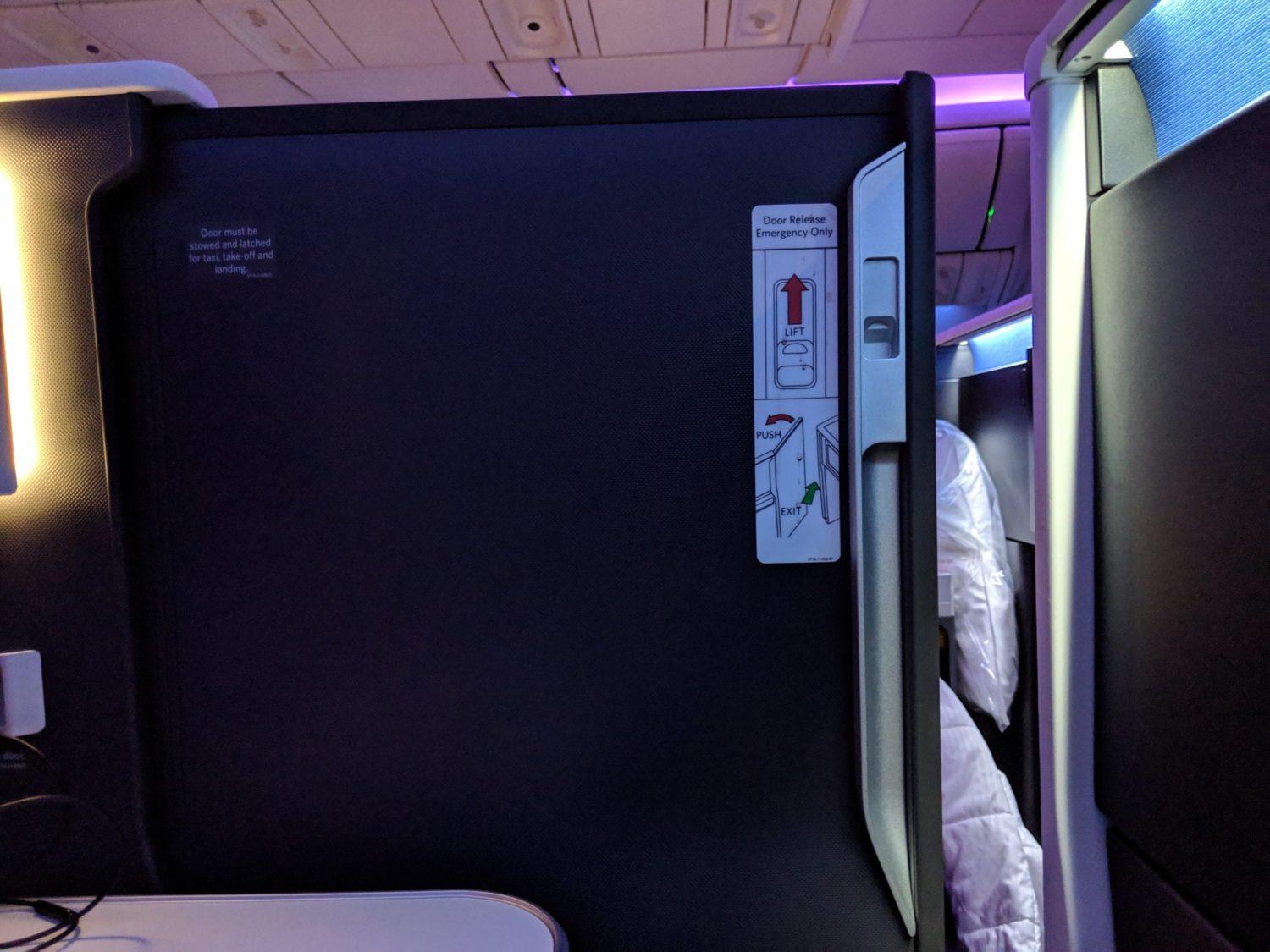 Delta One Suite door