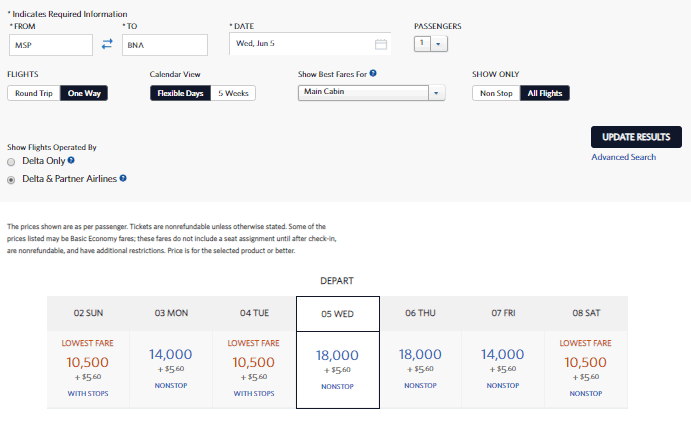 Dynamic Award Pricing