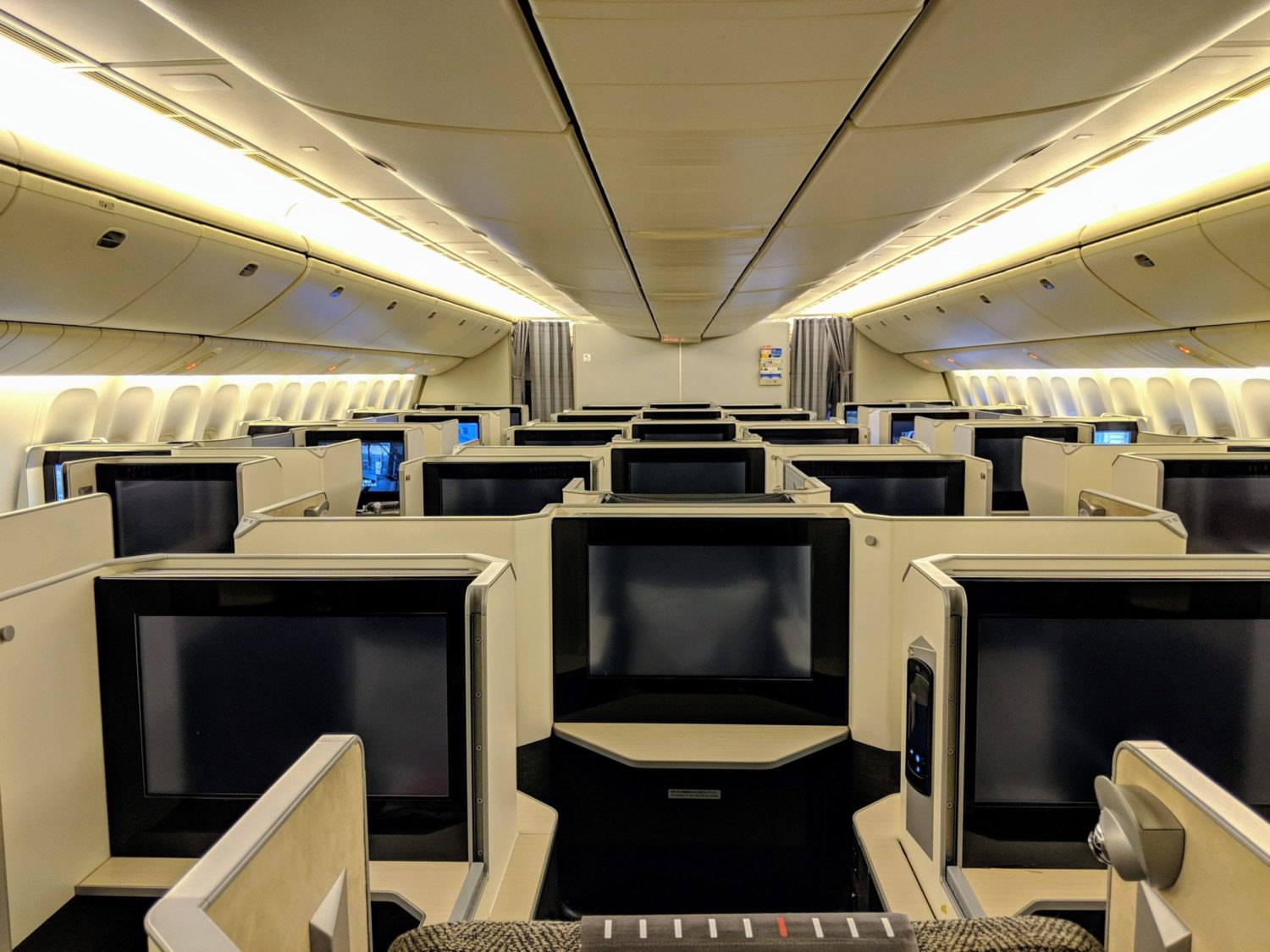 Japan Airlines Business Class seats