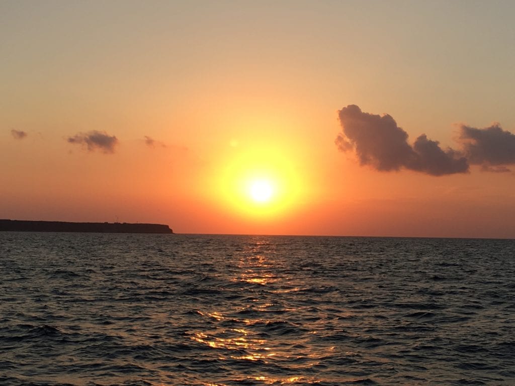 Greece islands sunset
