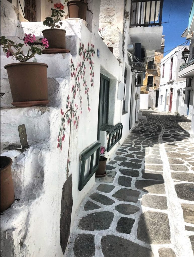 paros greece streets