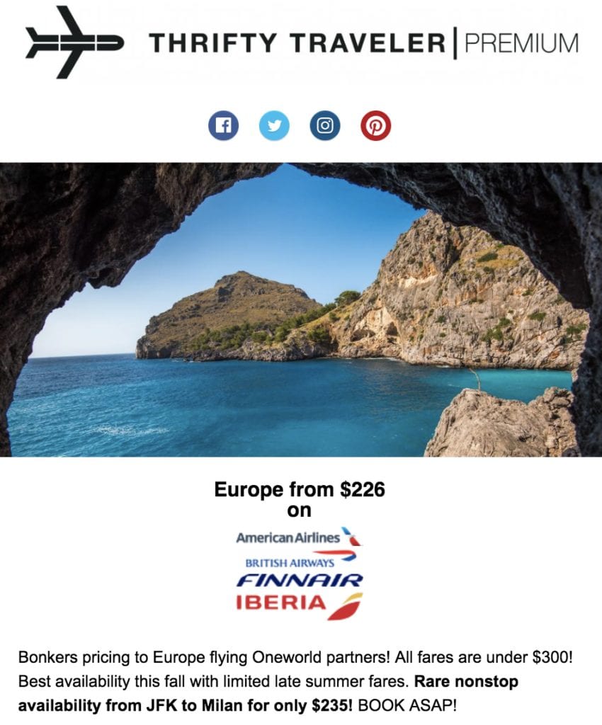 Flights to Europe Have Dropped Below 300, But For How Long?