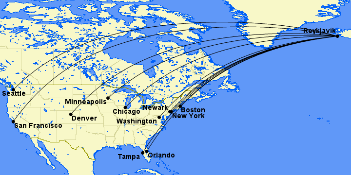 icelandair review route map