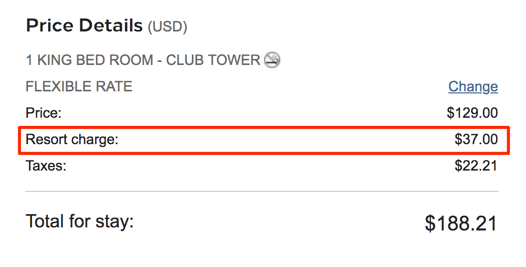 Hilton Resort Fees